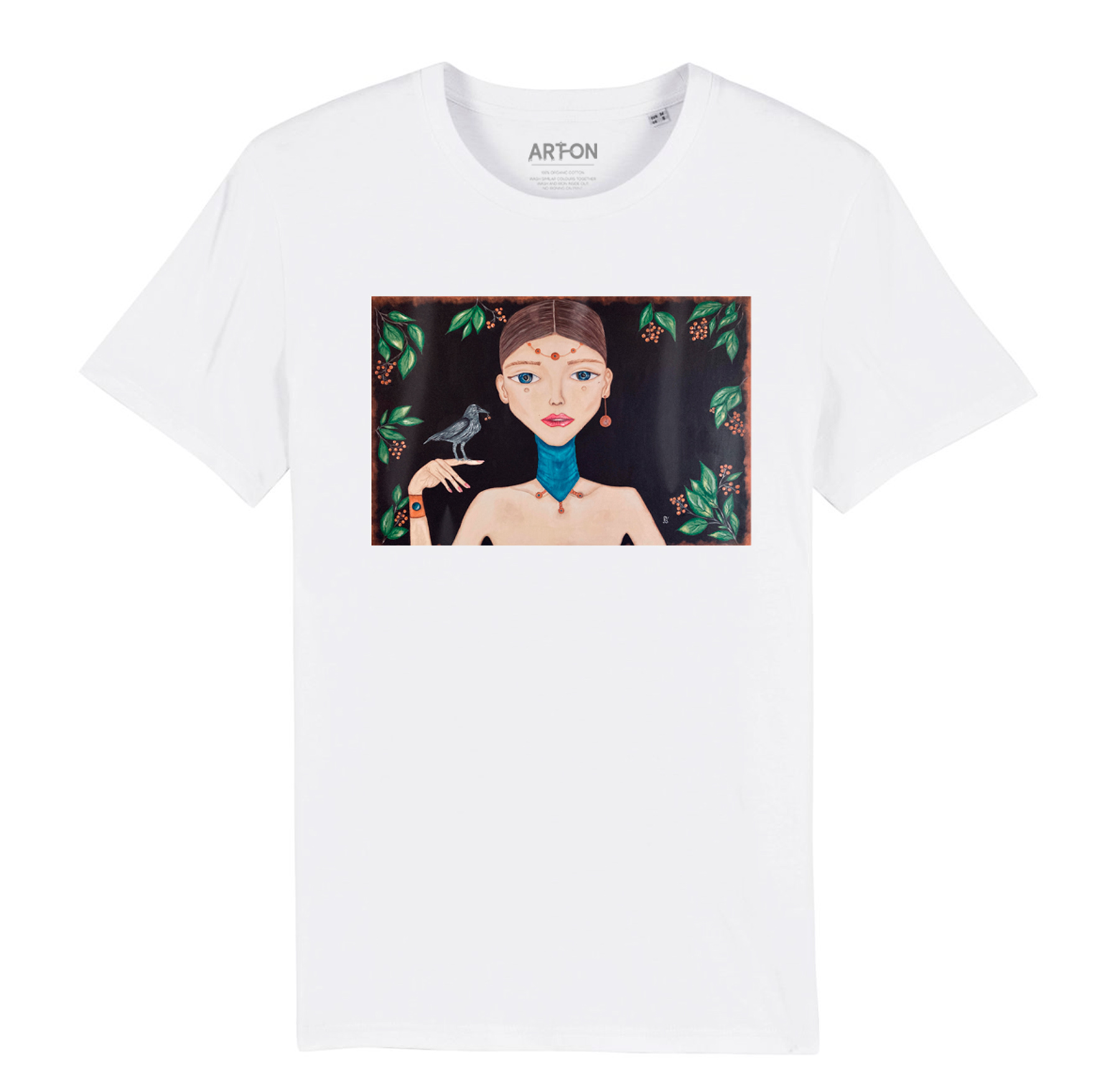 Pauksciu_uzkalbetoja_marskineliai_balti